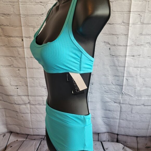 California Waves Juniors' Bralette Bikini Top & Bottom - Picture 6 of 7